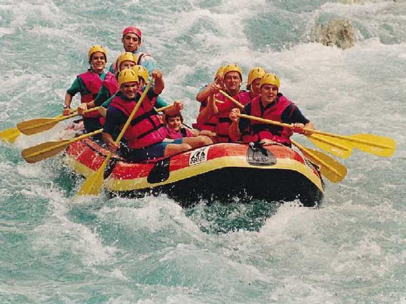 White water rafting on the Nile
